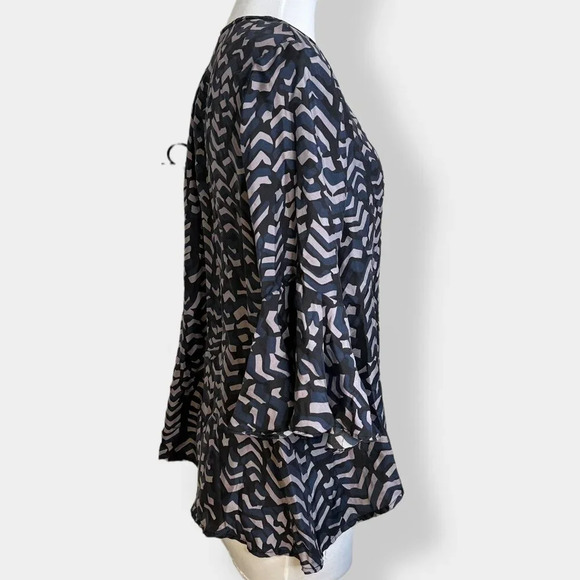 LaRoque Original Silk Patterned Blouse - Picture 2 of 5